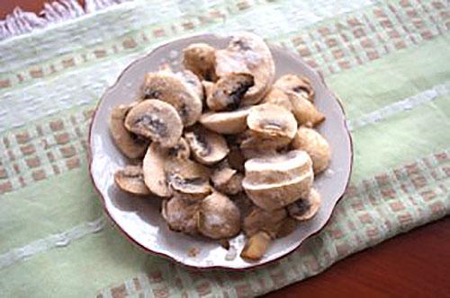 picar champiñones
