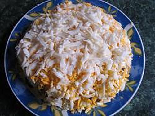 poner huevos y queso