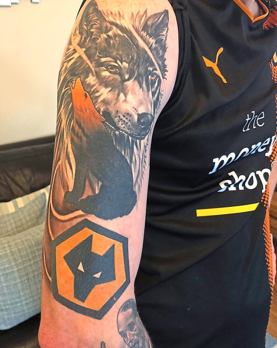 Wolverhampton Wölfe Tattoo