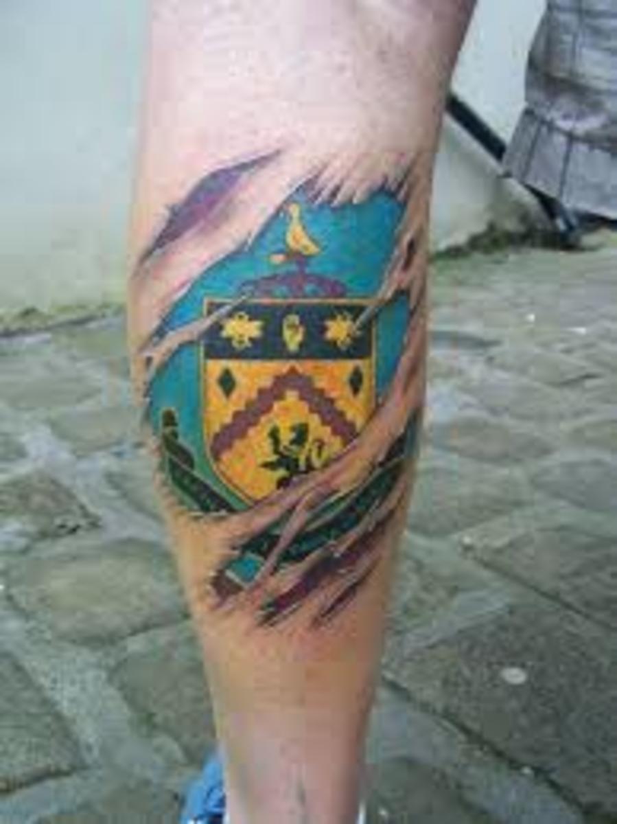 Nicht das beste Burnley-Tattoo... aber Burnley ist auch nicht das beste Team.