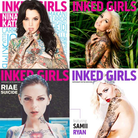 Digitale Downloads von Inked Girls können hier, hier und hier heruntergeladen werden.