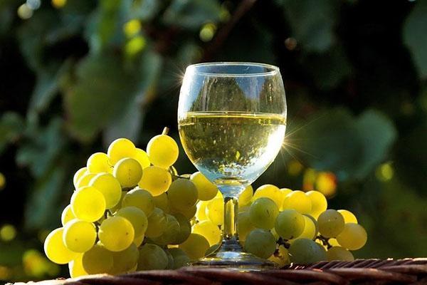 vin de raisin blanc