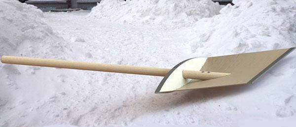 Pala de nieve de bricolaje