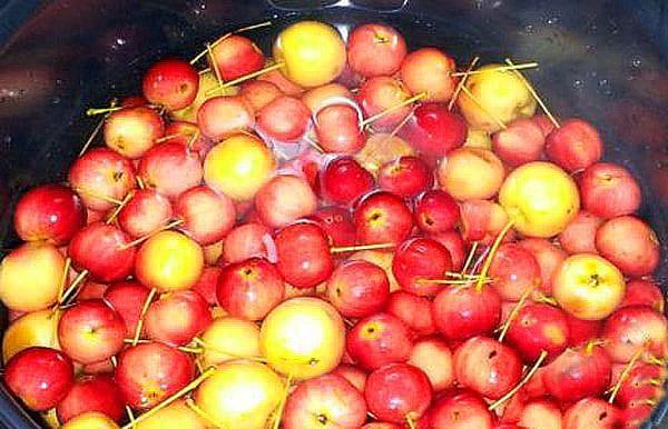 clasificar y lavar las manzanas