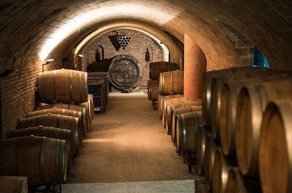 almacenamiento de vino en la bodega