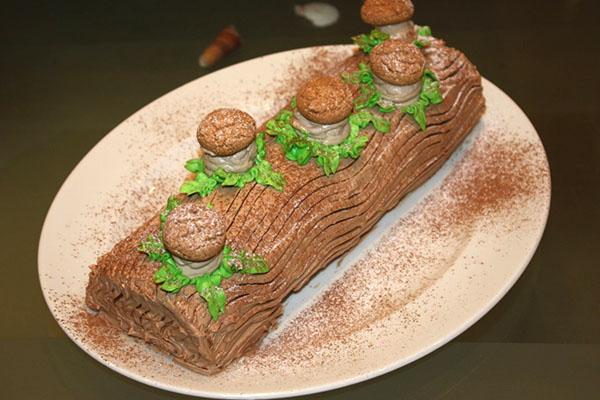 rollo de crema de mantequilla