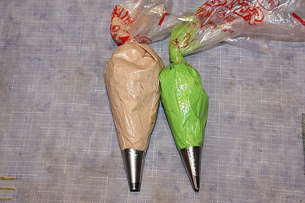 Bolsas de crema culinaria