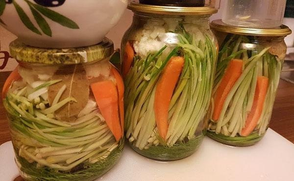 recetas para cocinar ajo silvestre para el invierno en coreano