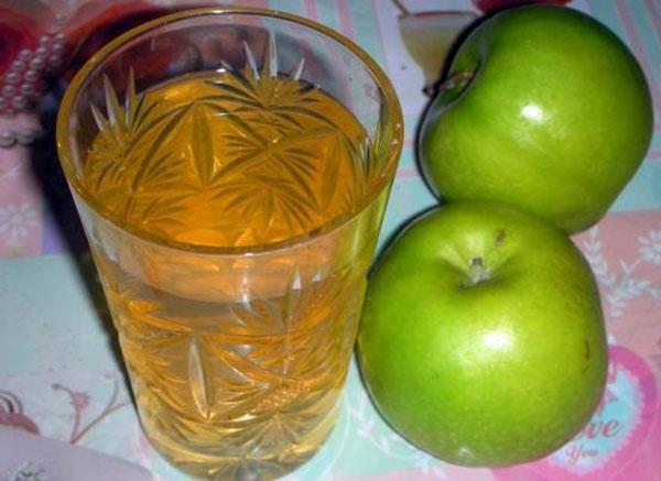 vinagre de sidra de manzana de jugo