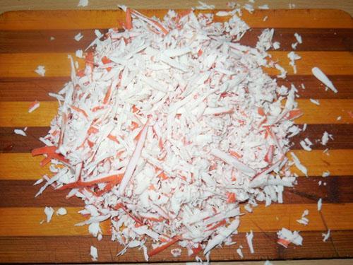 rallar palitos de cangrejo