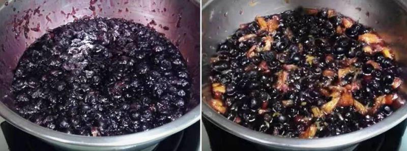 postre de moras con cítricos
