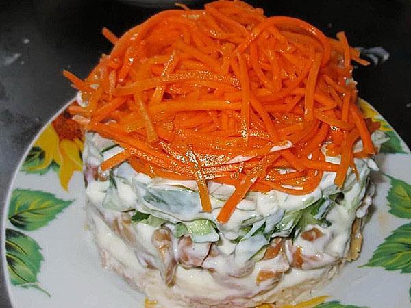 ensalada naranja atardecer