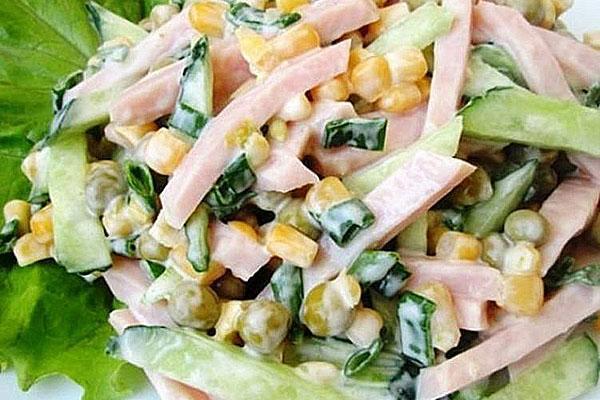ensalada real con jamón
