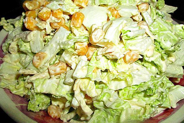 lame de légumes salade