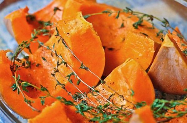 hornear calabaza en el horno