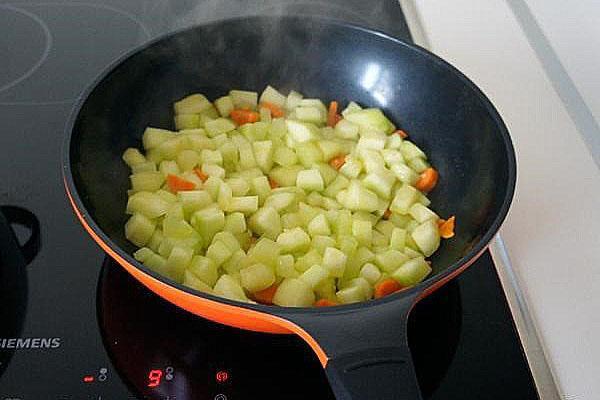 faire frire les légumes