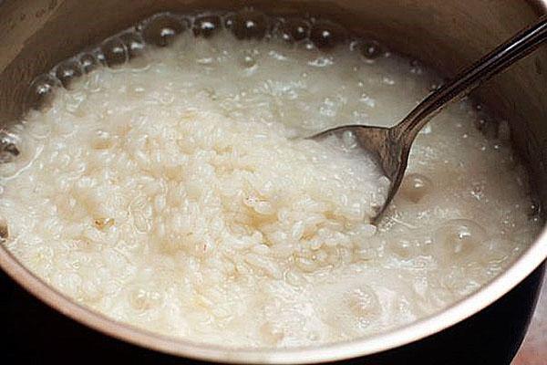 faire bouillir du riz