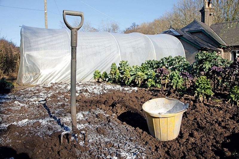 l'utilisation de la craie est possible au printemps et en automne