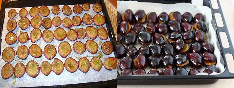 Cómo secar ciruelas en casa en el horno.