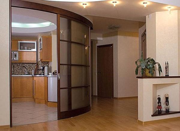portes intérieures coulissantes à l'intérieur