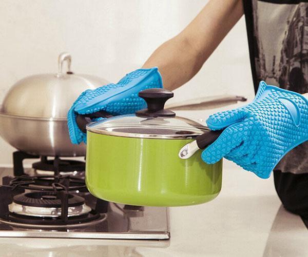 los guantes de silicona son de seguridad