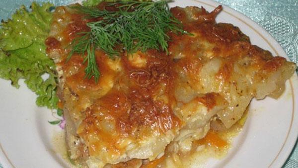 casserole de poisson rouge