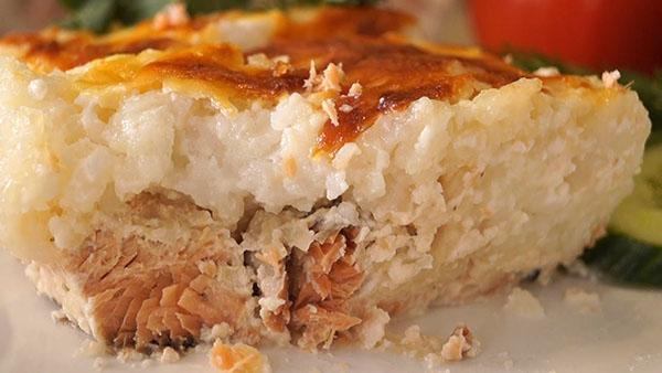 casserole de poisson avec du riz