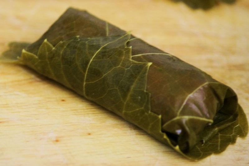 formar rollos de col