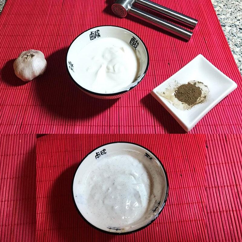 haciendo salsa dolma