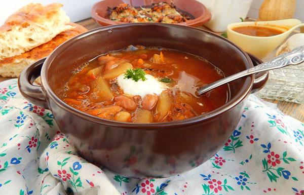 soupe de haricots en conserve