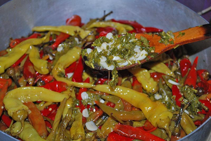 receta de pimientos en escabeche con ajo