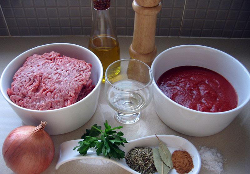 ingredientes para moussaka