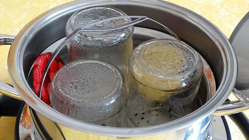 esterilización de latas y tapas