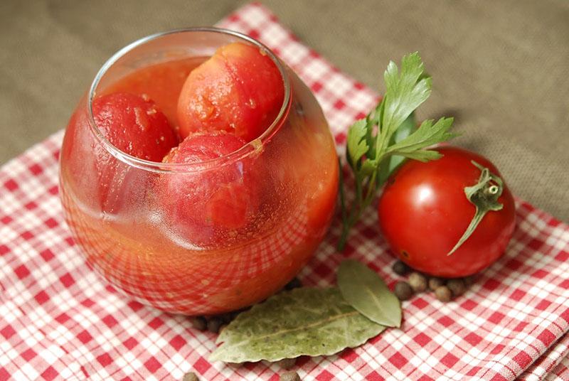 tomates dans leur jus