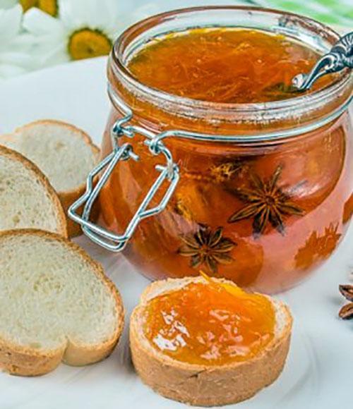 mermelada de mandarina con jengibre