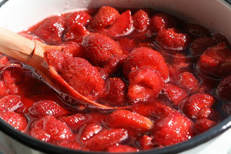 faire bouillir la confiture