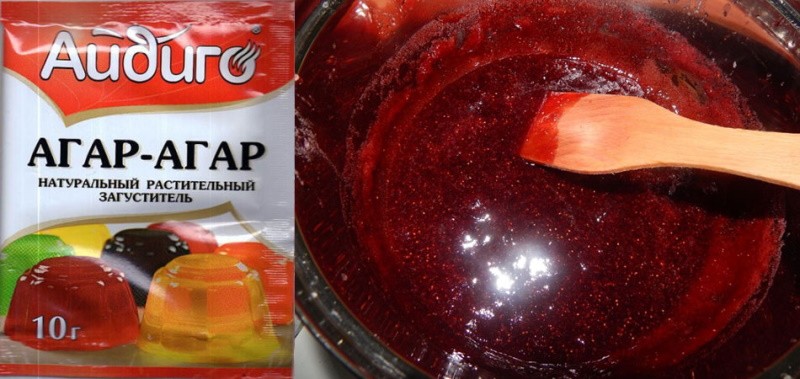 cocinar mermelada de agar-agar