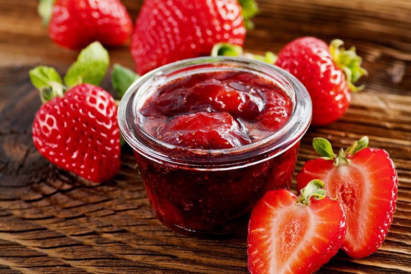 postre espeso y fragante