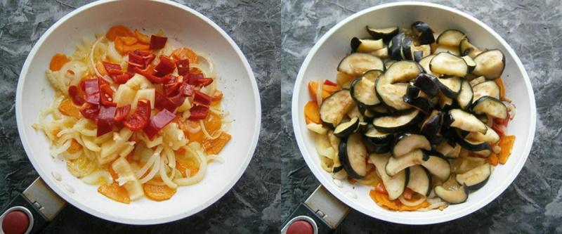 faire frire les légumes