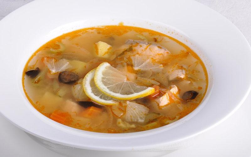 receta de sopa de pescado