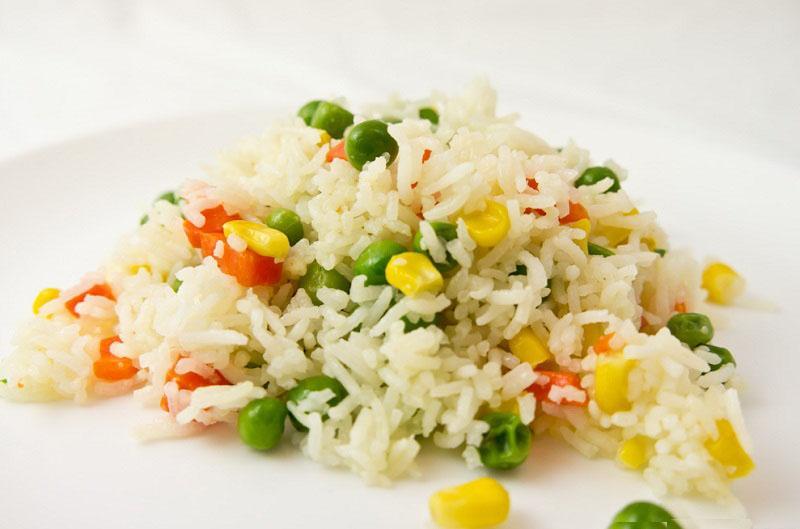 arroz con verduras