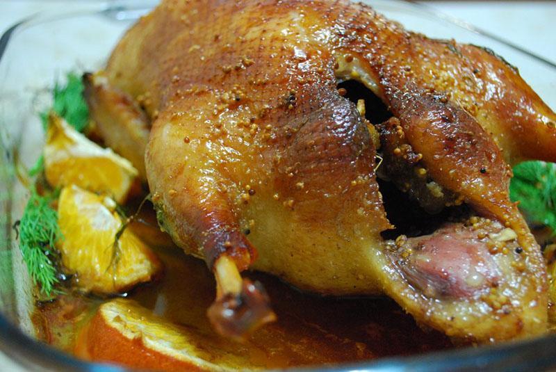 receta clásica de pato al horno