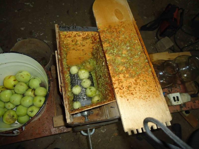 preparación de jugo para vino