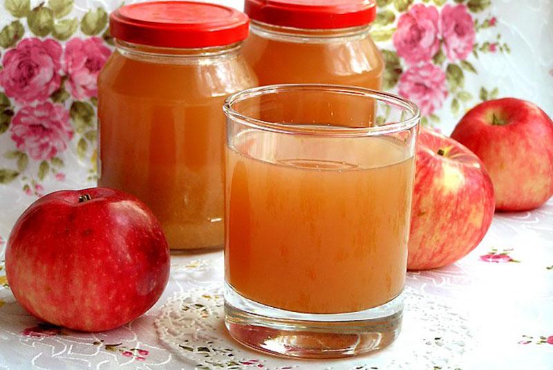 jus de pomme à la pulpe d'abricot