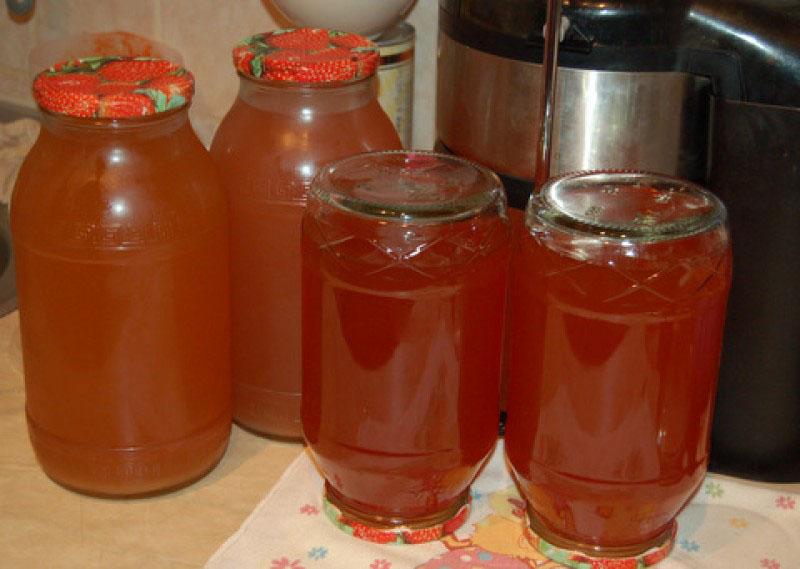 jugo de manzana con uvas