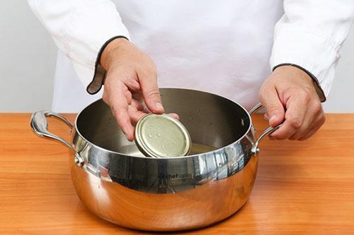 esterilizar frascos y tapas