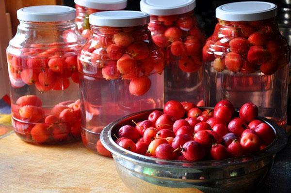 compota de manzana pequeña