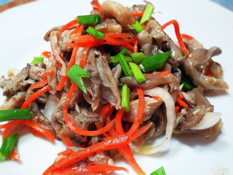 champiñones en escabeche con verduras