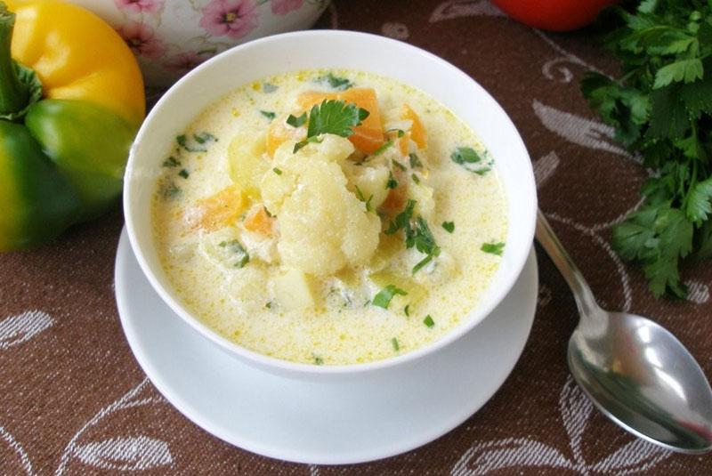soupe de légumes au topinambour et fromage