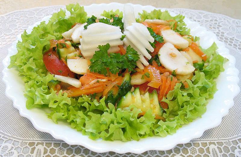 recettes pour faire des salades de topinambour